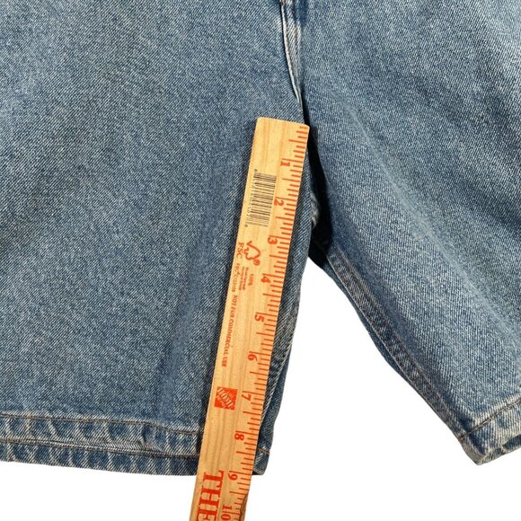 Roundtree & Yorke Denim Shorts Mens 46 Big Blue Jean Loose Fit 5 Pocket 9" NWT - Picture 8 of 13